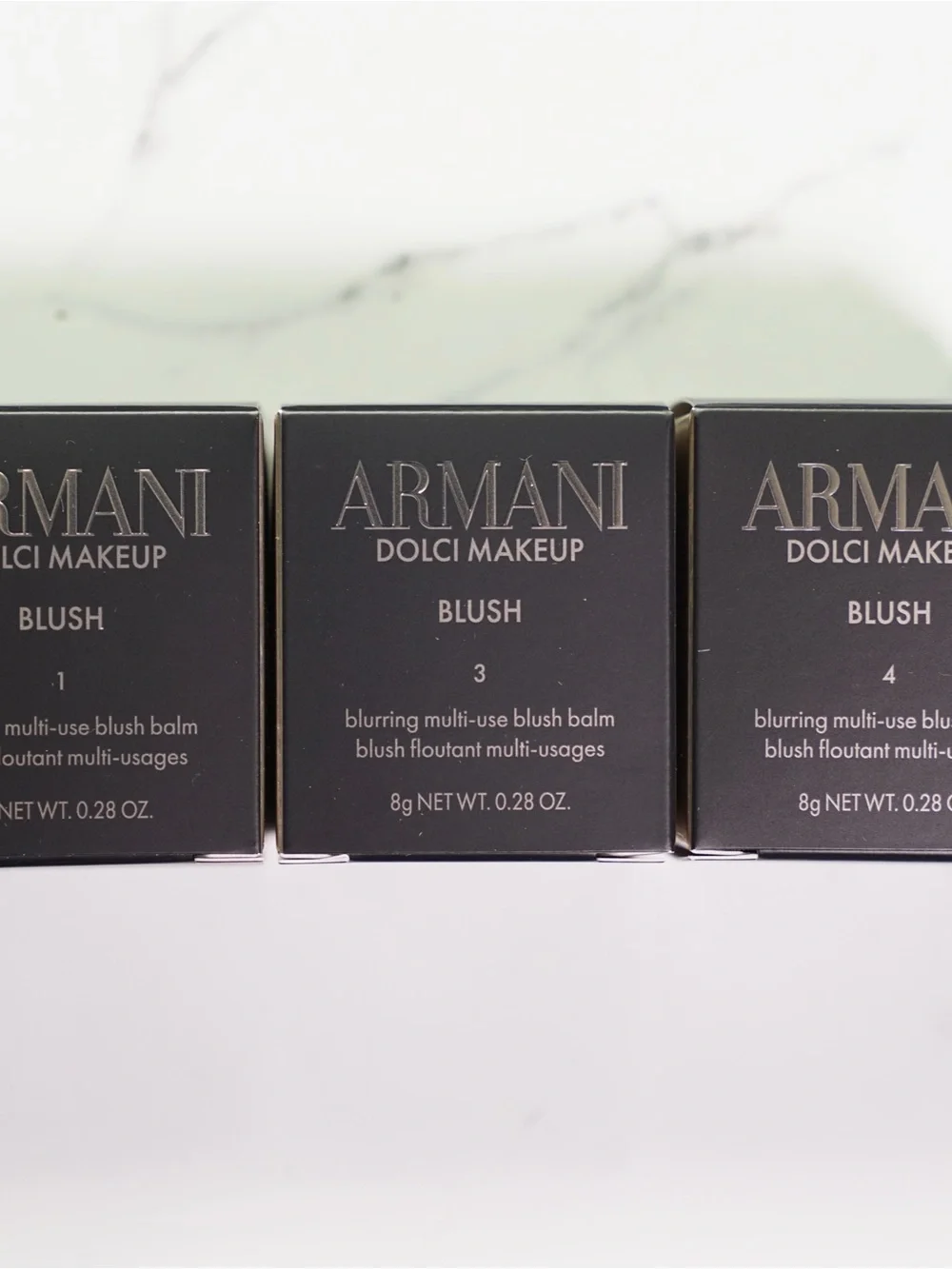 ARMANI BEAUTY Dolci Blushes (Bundle = $90, Each = $28)